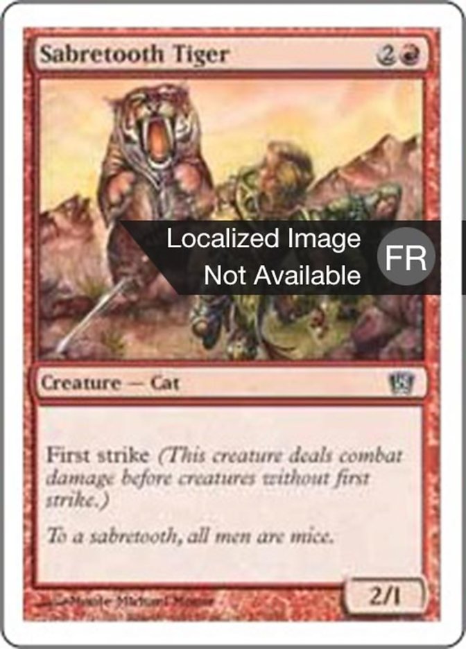 Tigre à dents de sabre