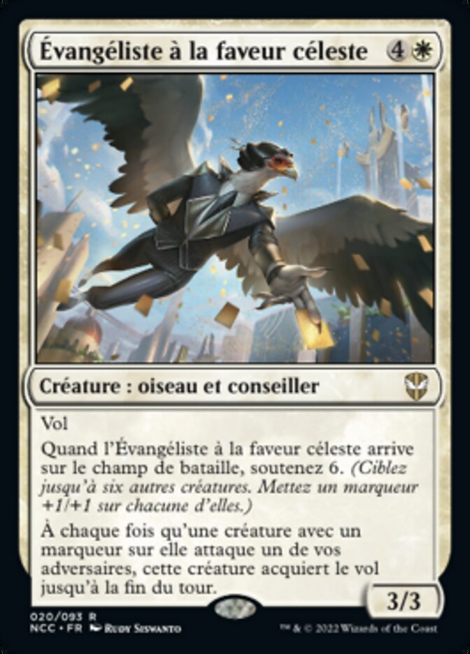 Évangéliste à la faveur céleste