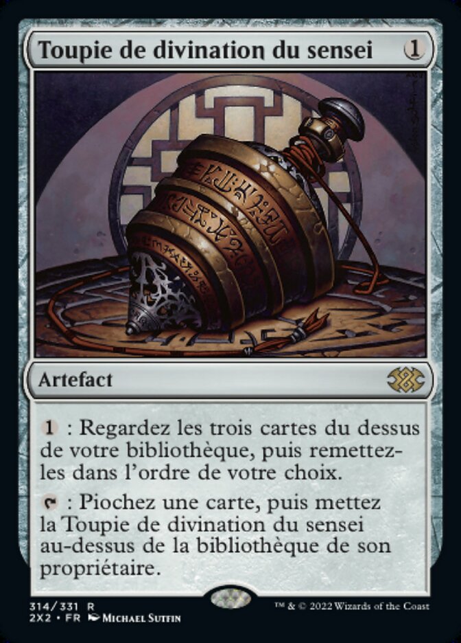 Toupie de divination du sensei