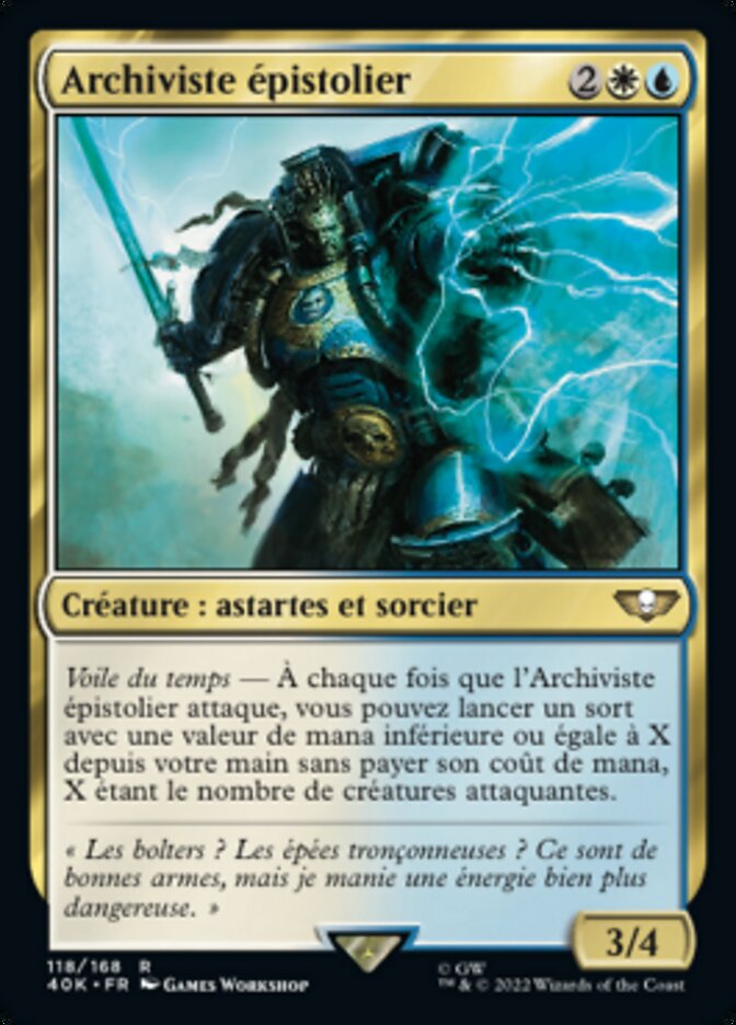 Archiviste épistolier