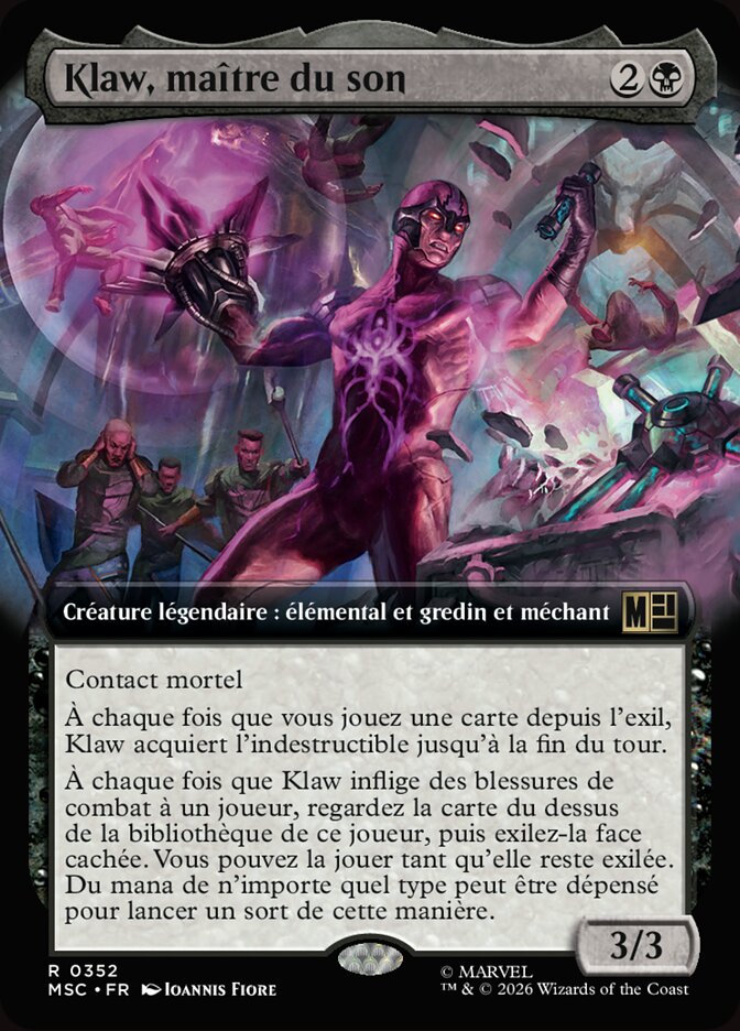 Klaw, maître du son