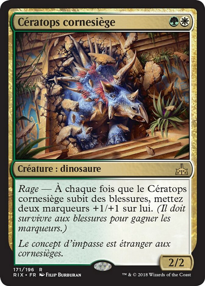 Cératops cornesiège