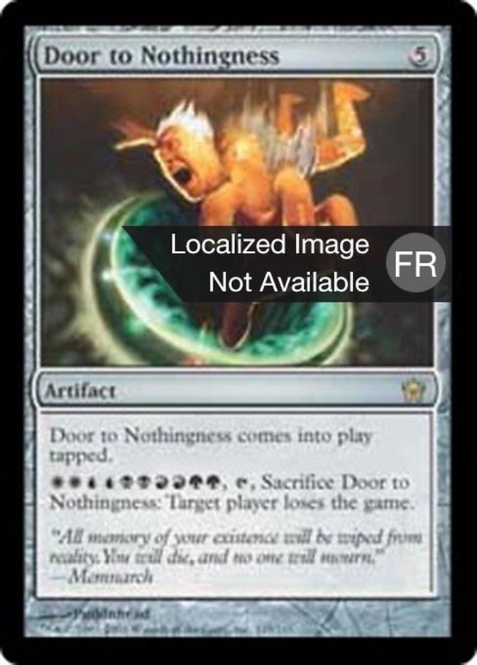 Porte sur le néant