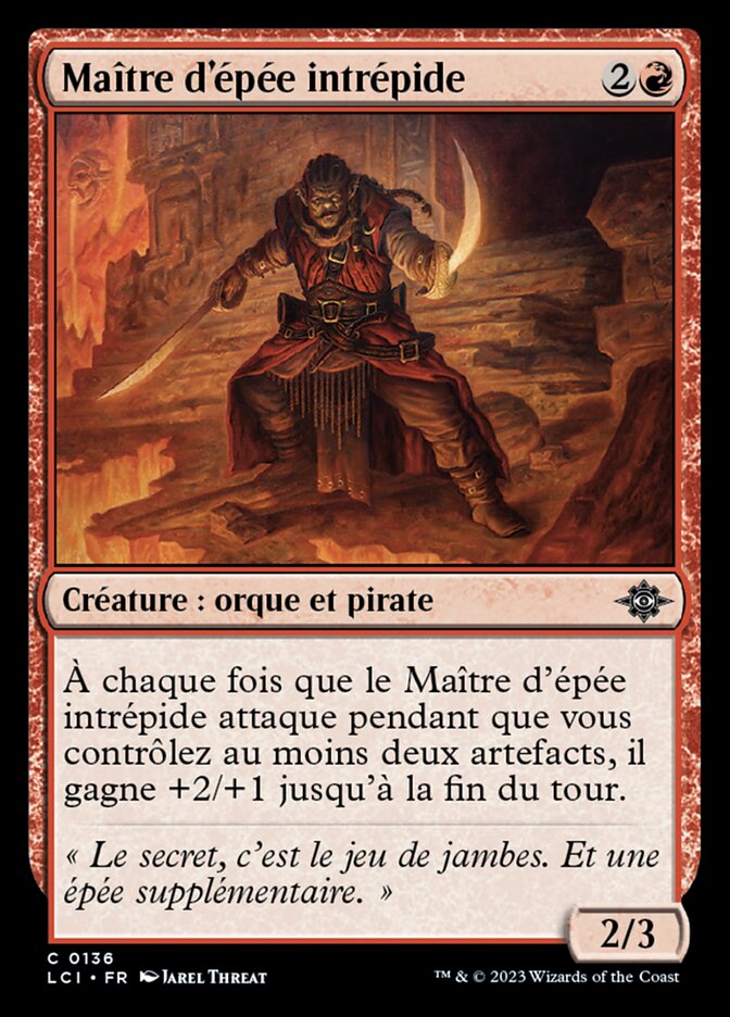 Maître d'épée intrépide