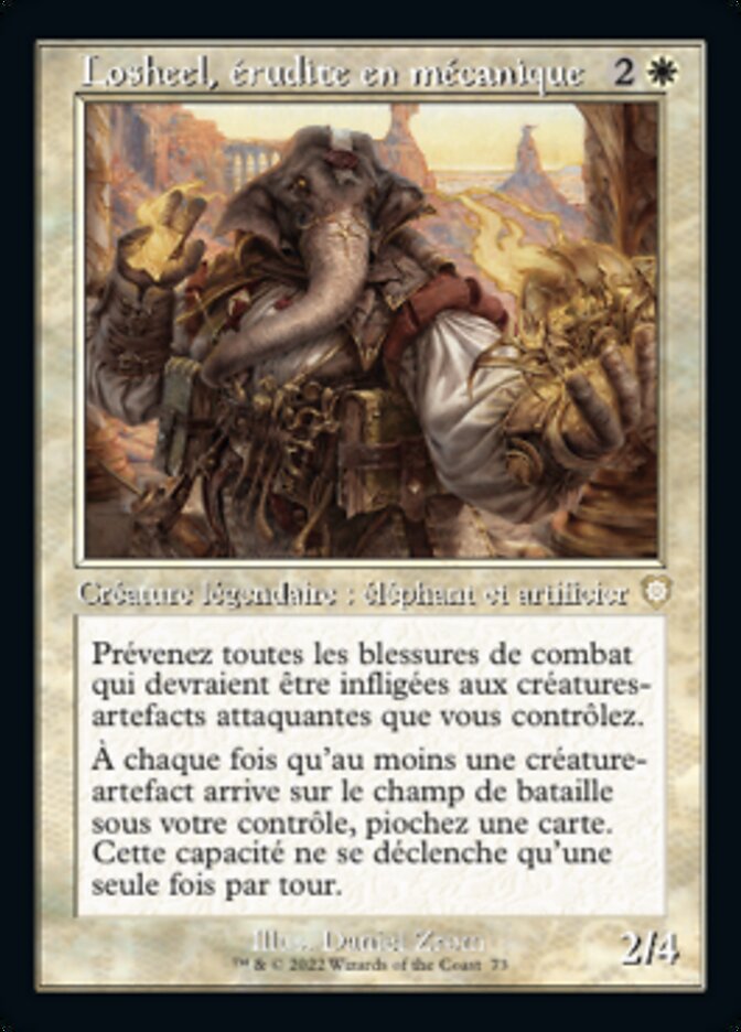 Losheel, érudite en mécanique