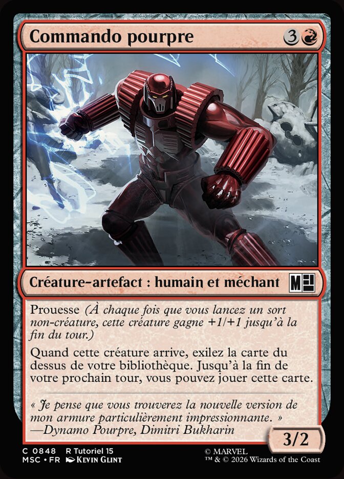 Commando pourpre
