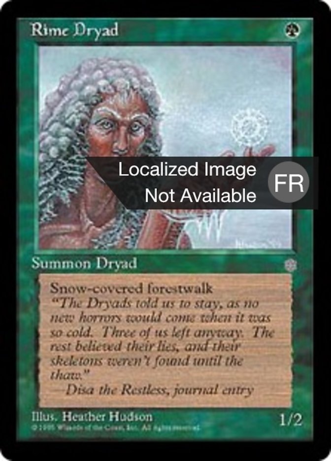Dryade des frimas