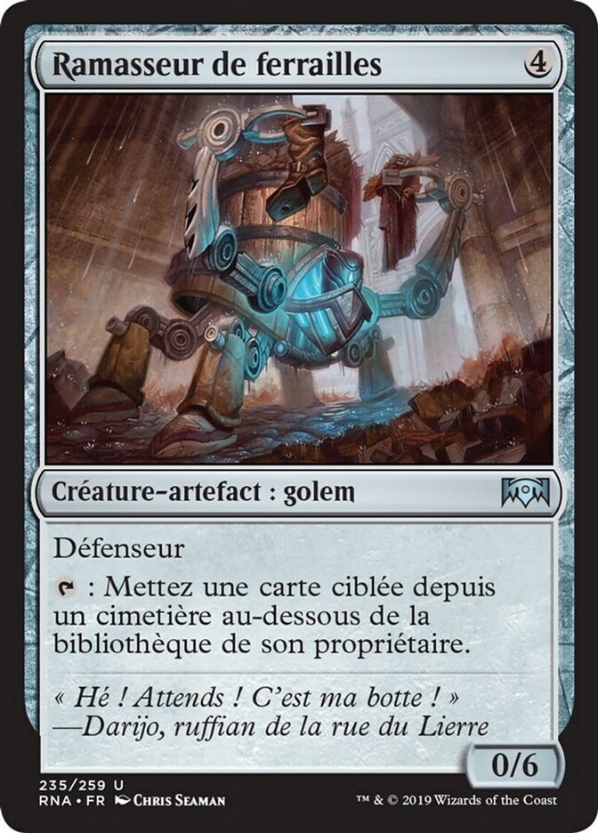 Ramasseur de ferrailles