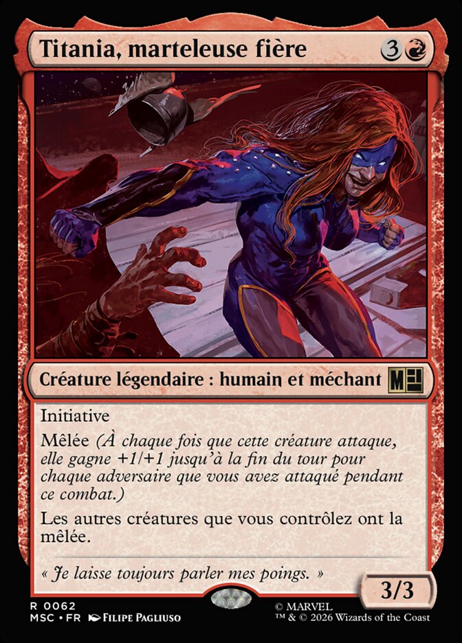 Titania, marteleuse fière
