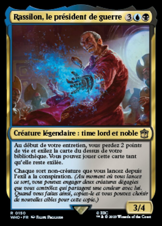 Rassilon, le président de guerre