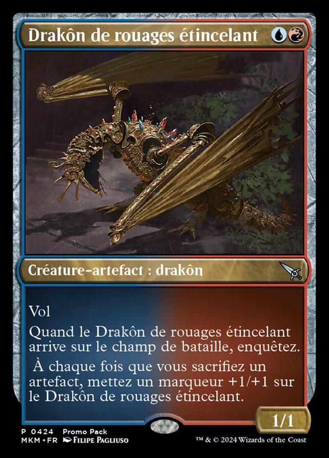 Drakôn de rouages étincelant