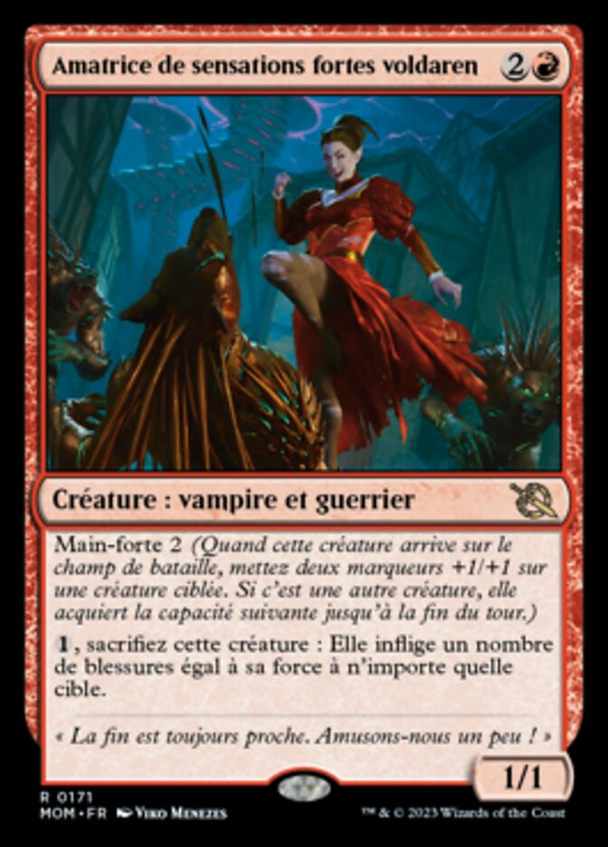 Amatrice de sensations fortes voldaren