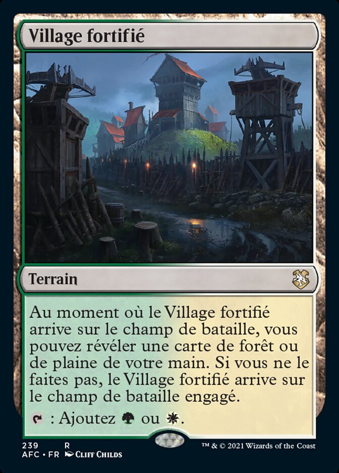Village fortifié
