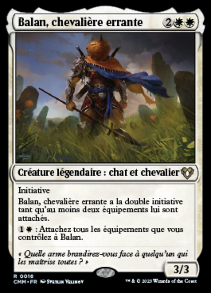 Balan, chevalière errante