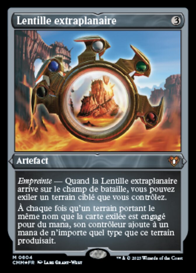 Lentille extraplanaire