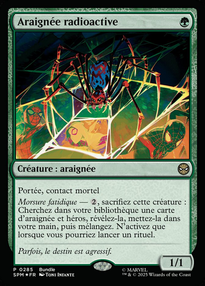 Araignée radioactive