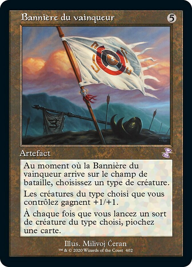 Bannière du vainqueur