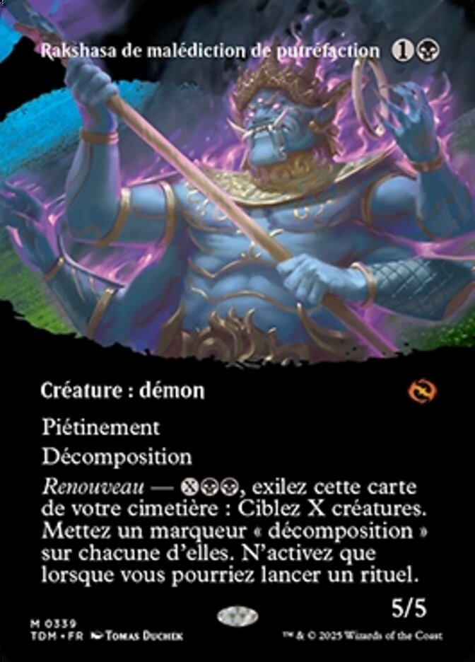 Rakshasa de malédiction de putréfaction