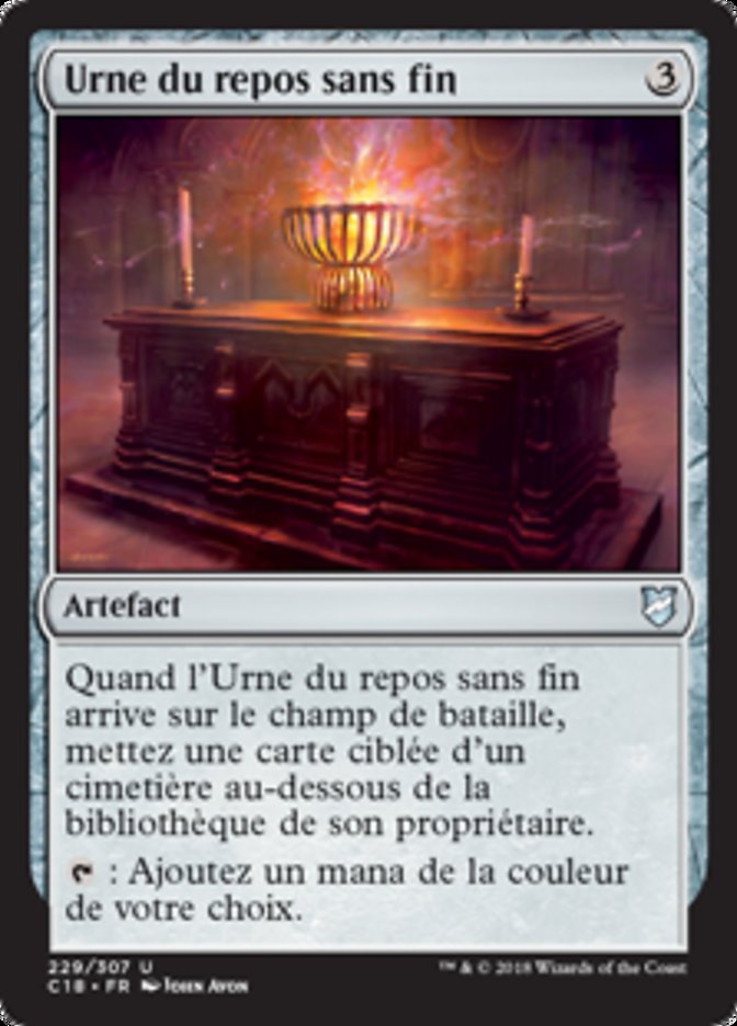 Urne du repos sans fin