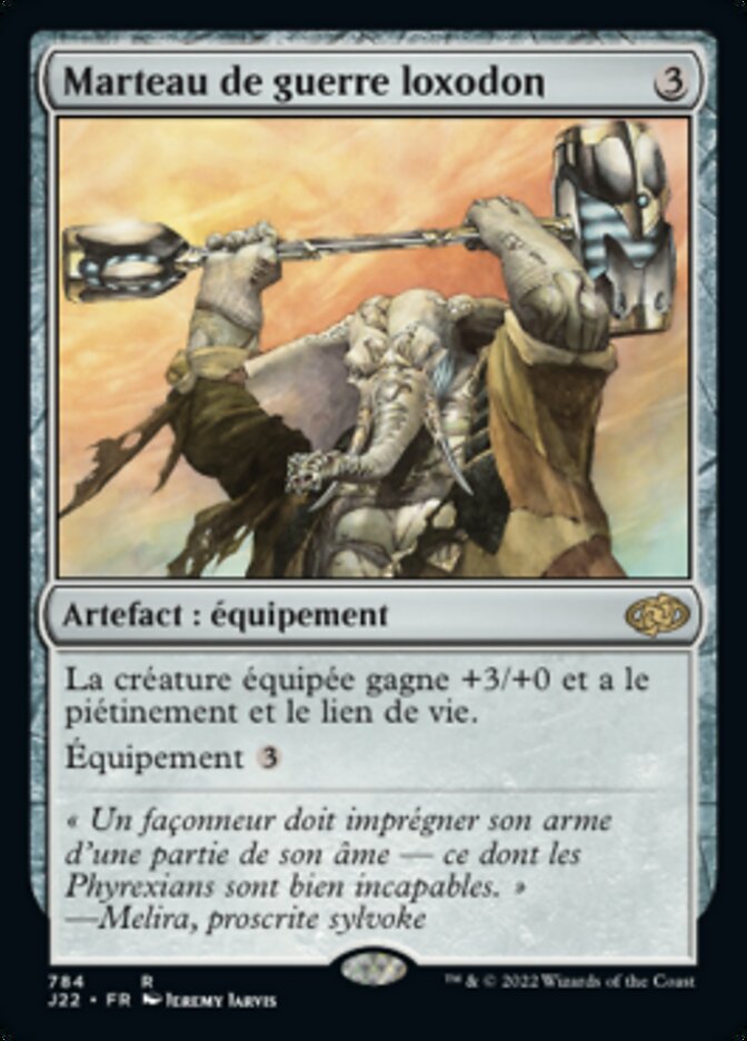 Marteau de guerre loxodon