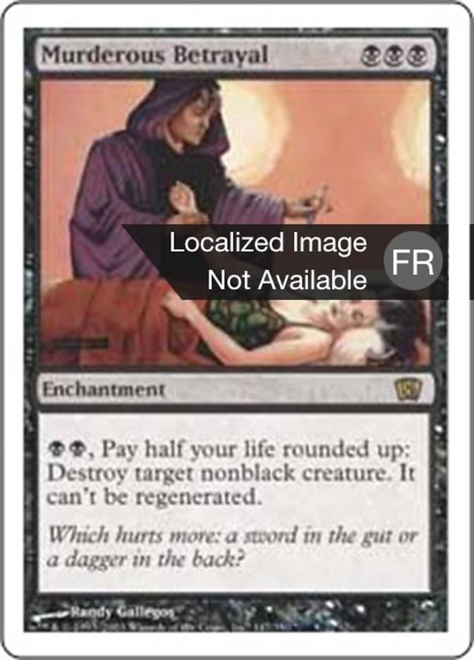 Trahison meurtrière