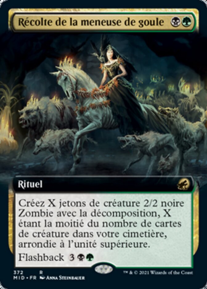 Récolte de la meneuse de goule