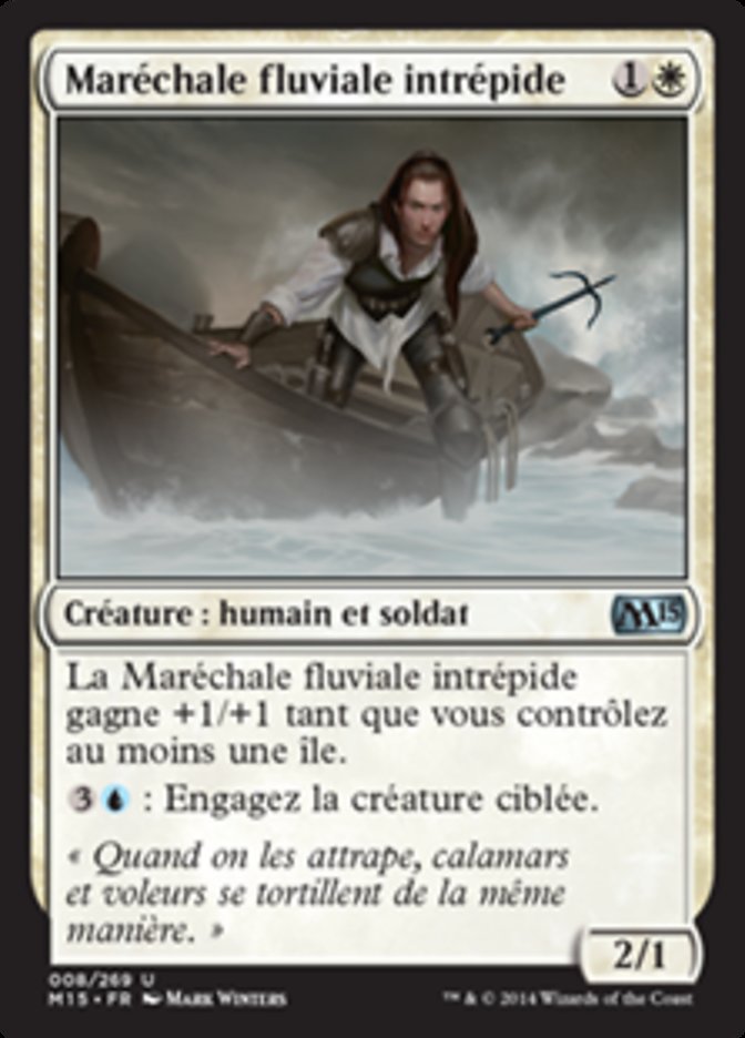 Maréchale fluviale intrépide
