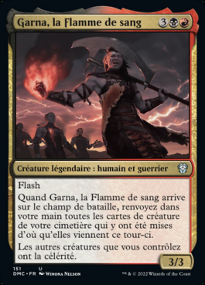 Garna, la Flamme de sang
