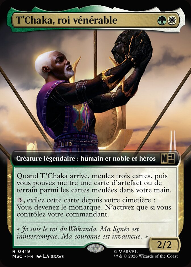 T'Chaka, roi vénérable