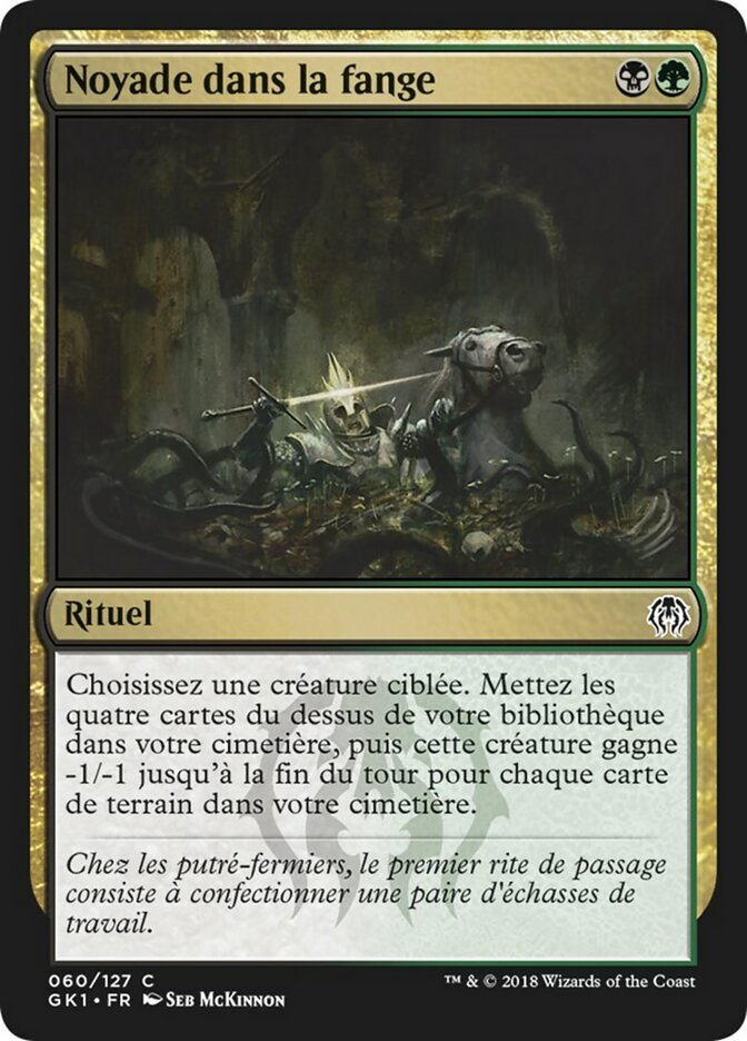 Noyade dans la fange