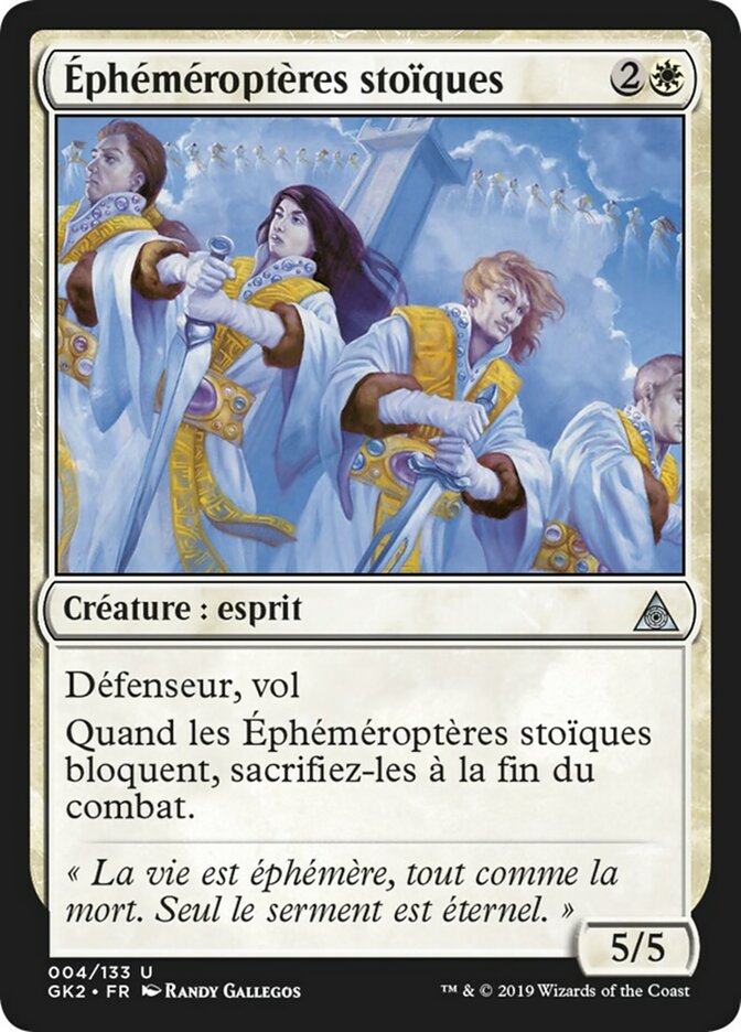 Éphéméroptères stoïques