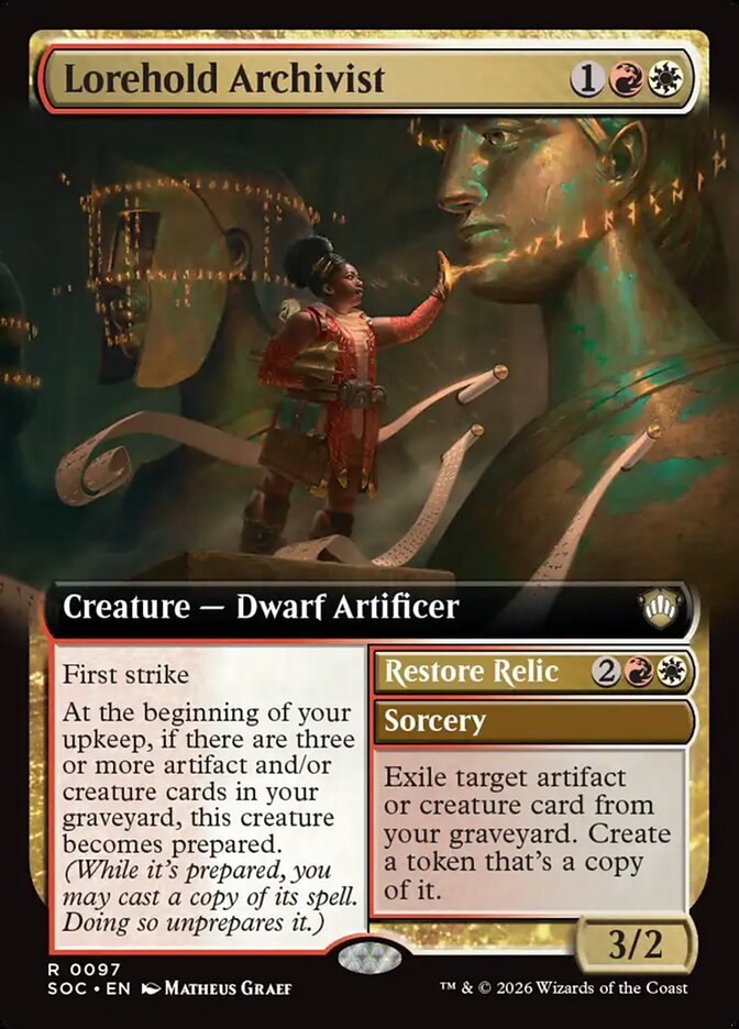 Lorehold Archivist // Restore Relic