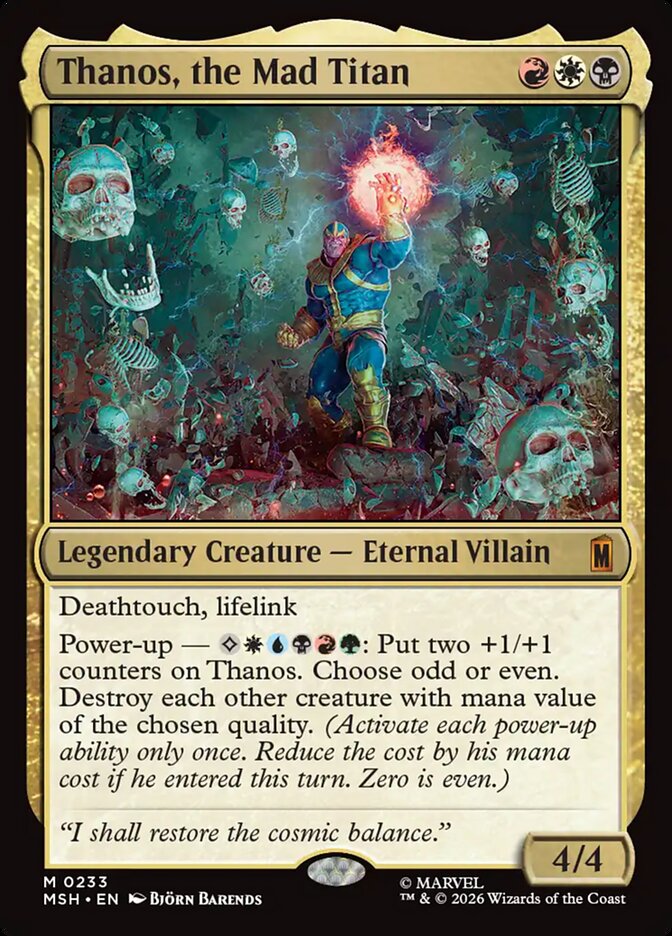 Thanos, the Mad Titan