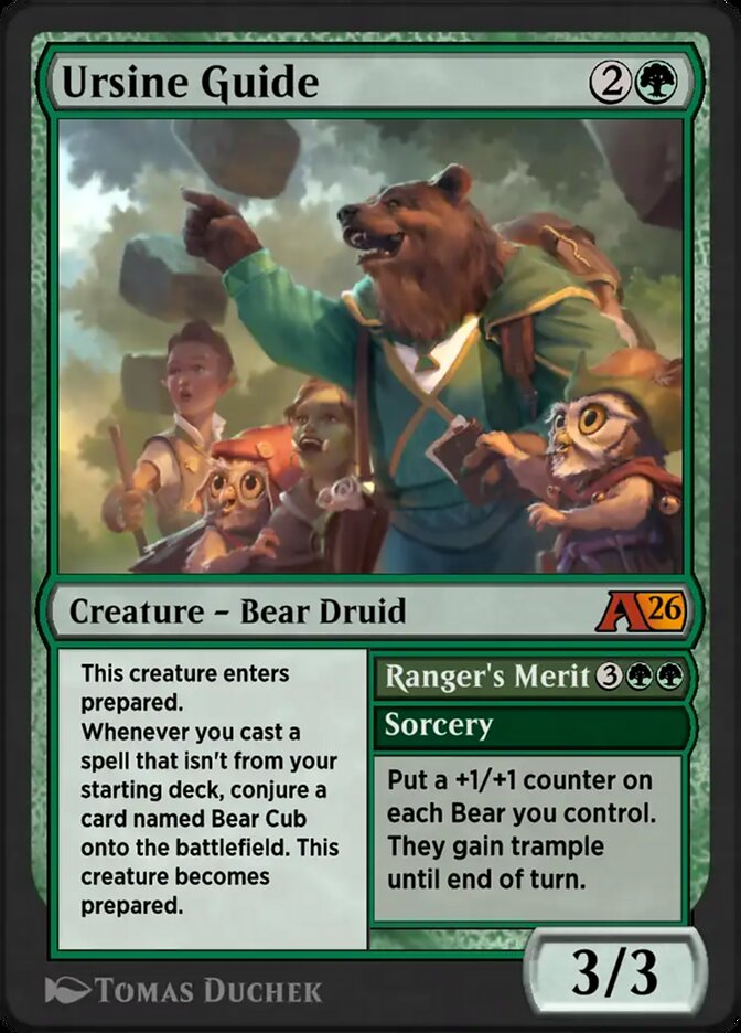 Ursine Guide // Ranger's Merit