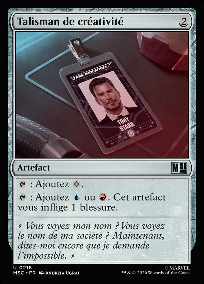 Talisman de créativité