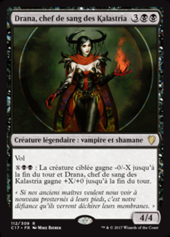 Drana, chef de sang des Kalastria