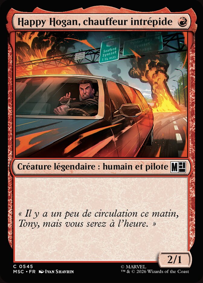 Happy Hogan, chauffeur intrépide