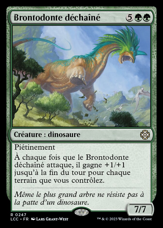 Brontodonte déchaîné