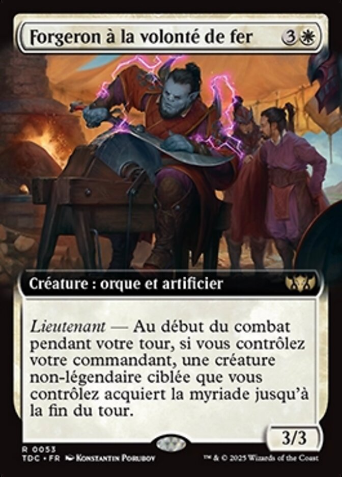 Forgeron à la volonté de fer