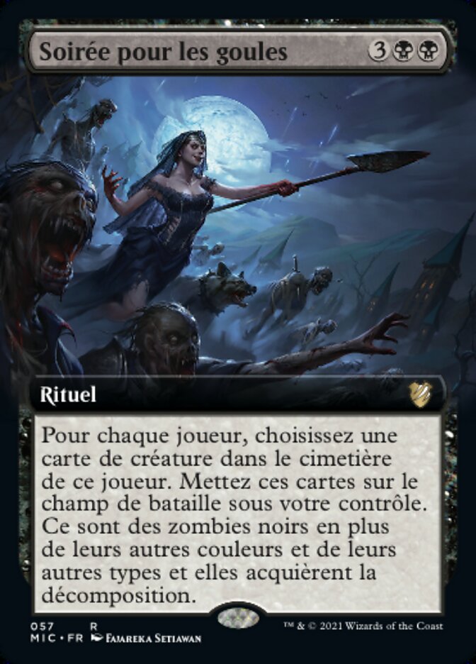 Soirée pour les goules