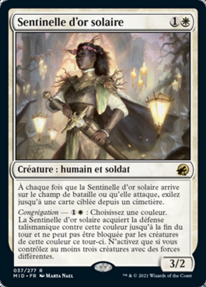 Sentinelle d'or solaire