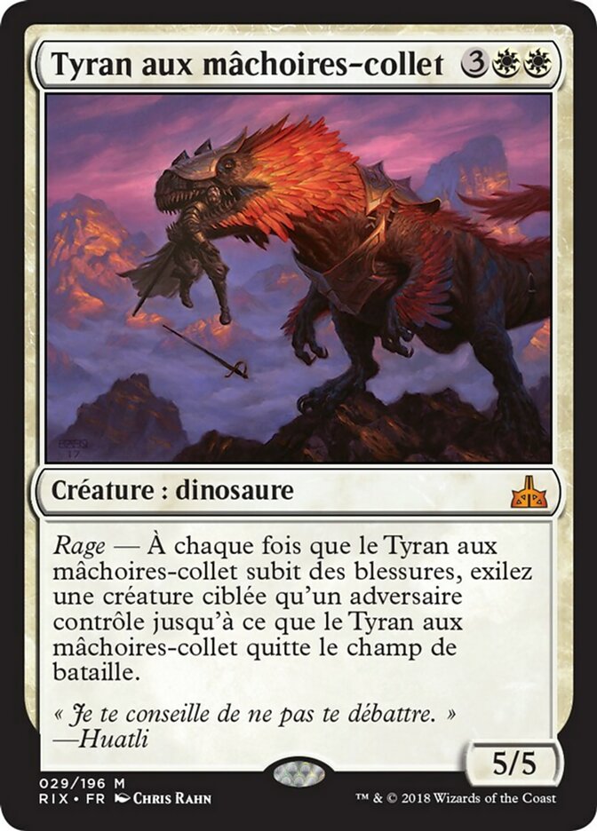 Tyran aux mâchoires-collet