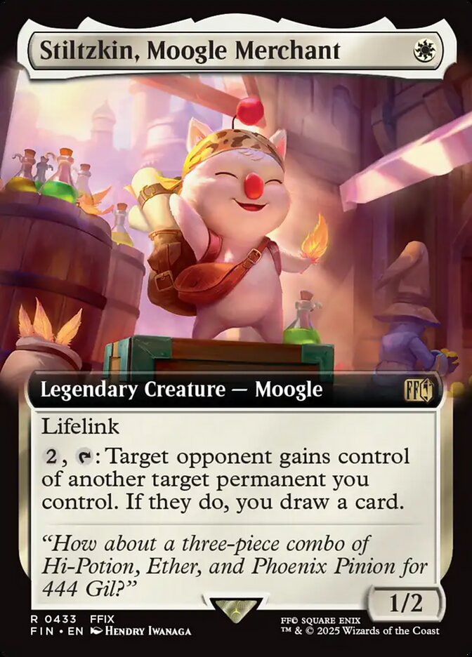 Stiltzkin, Moogle Merchant