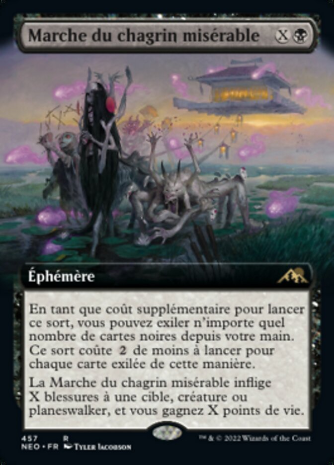 Marche du chagrin misérable