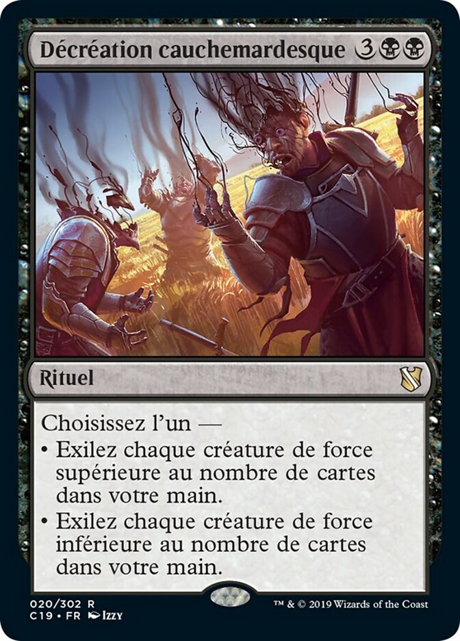 Décréation cauchemardesque