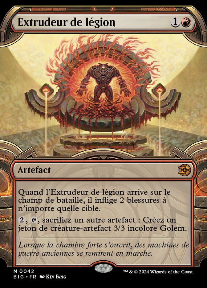 Extrudeur de légion