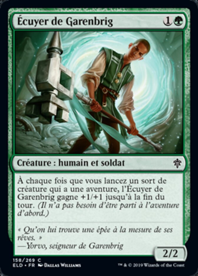 Écuyer de Garenbrig