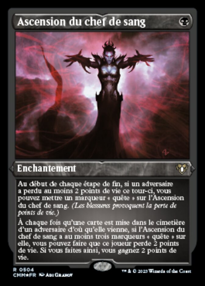 Ascension du chef de sang