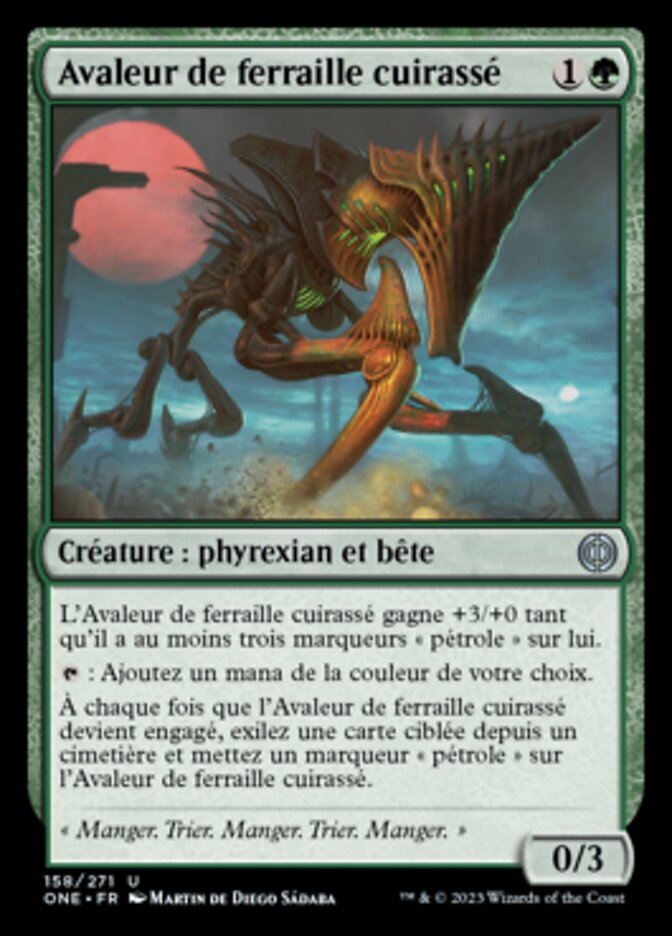 Avaleur de ferraille cuirassé