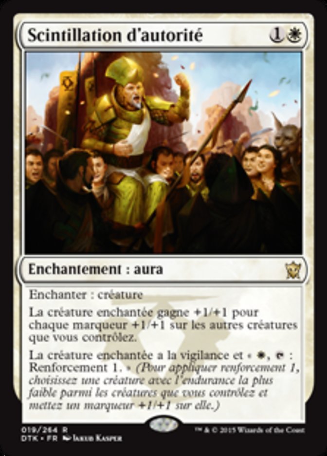 Scintillation d'autorité